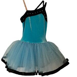 Black and Blue Tutu Costume Adult Small or Child Large